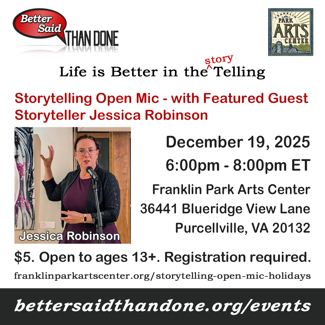 Storytelling Open Mic Holiday Theme